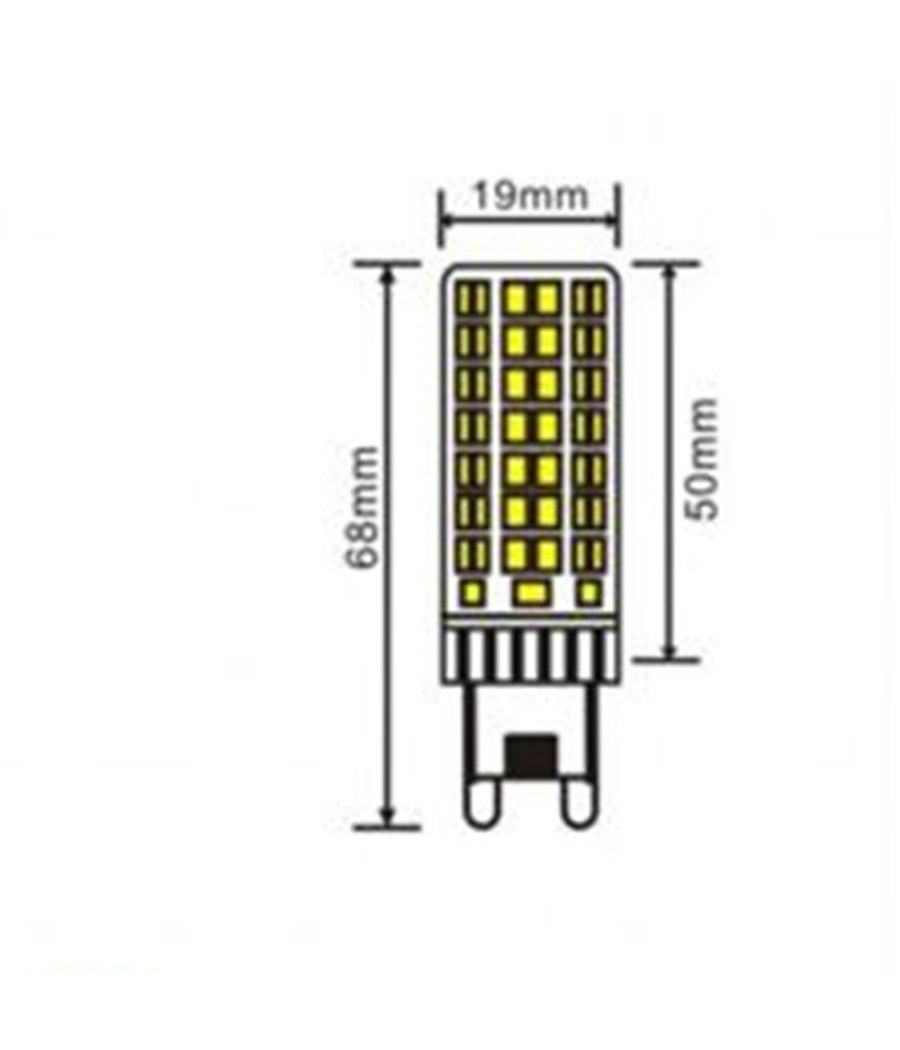 Lampadina Tubolare Led G9 7 Watt 770lm Luce 4000k 3000k 6500k Sparac-g9-7w-ce2-n         