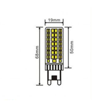 Lampadina Tubolare Led G9 7 Watt 770lm Luce 4000k 3000k 6500k Sparac-g9-7w-ce2-n         