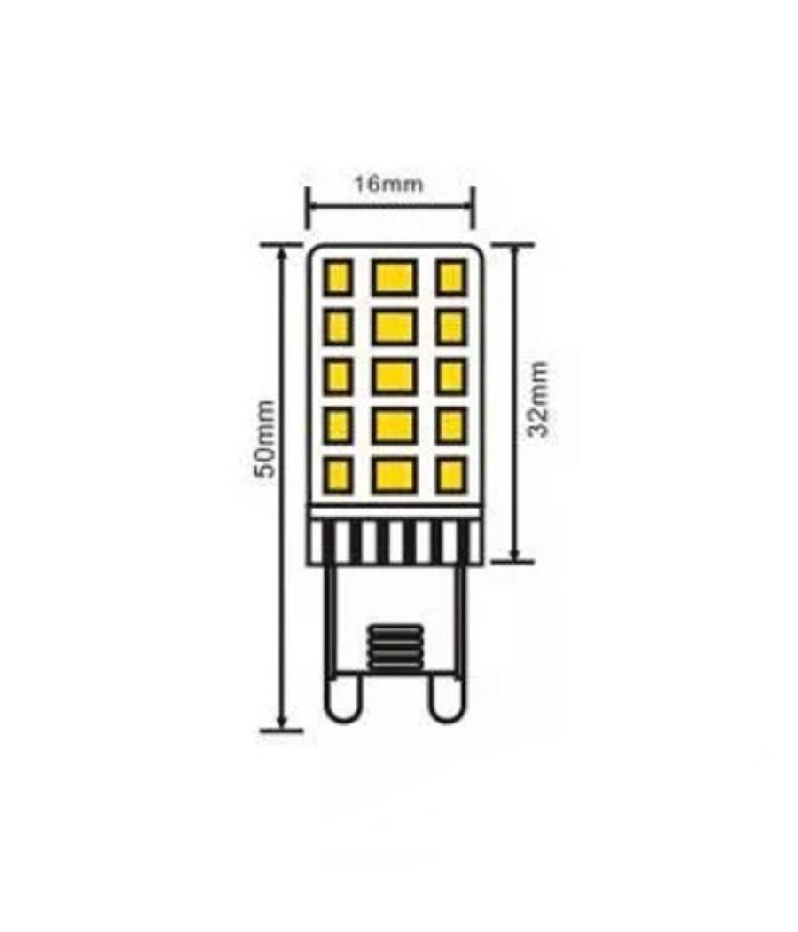 Lampadina Tubolare Led Smd G9 4 W 400 Lm Luce 4000k 3000k 6500k Sparac-g9-4w-ce3         