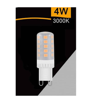 Lampadina Tubolare Led Smd G9 4 W 400 Lm Luce 4000k 3000k 6500k Sparac-g9-4w-ce3  -bianco Caldo      -