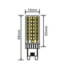 Lampadina Tubolare Led Smd G9 7 W 820 Lm Luce 3000k 4000k 6500k Sparac-g9-7w-ce2         