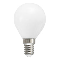 Lampadine confezione 10 pz vetro bianco gea led gla290 b 6w led e14 360° 3000°k goccia