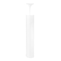 Lampioncino gea led stele ges712 e27 led ip44 h80 alluminio bianco lampada terra moderna esterno