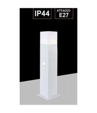 Lampione Esterno Con Sensore Movimento E27 Lampada Da Terra Lampioncino Ip44 H440         