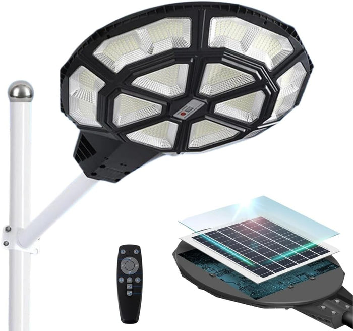 Lampione Solare Led per Esterno, Lampione da Giardino 1000Watt forma Ufo