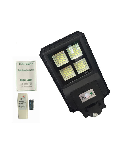 Lampione Stradale Led 30 W Pannello Solare Fotovoltaico 180 Led Con Telecomando         