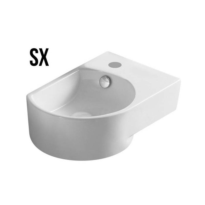 Lavabo a parete vasca SX serie lp92 cm 40.5 x 27 cod 83711