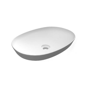 Lavabo ad incasso ovale senza foro variant 50 x 36 cm cod 83791