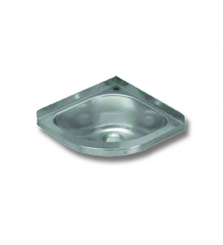 Lavabo antivandalo angolare inox cod 79494