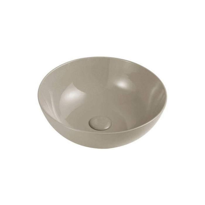 Lavabo d'appoggio D40,5 cm grigio cemento slim serie 3 cod 83734