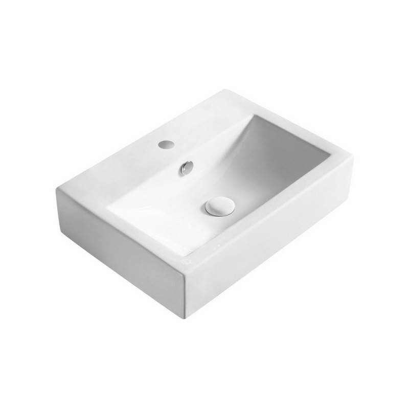 Lavabo d'appoggio serie la42 cm 54 x 40.5 cod 83665