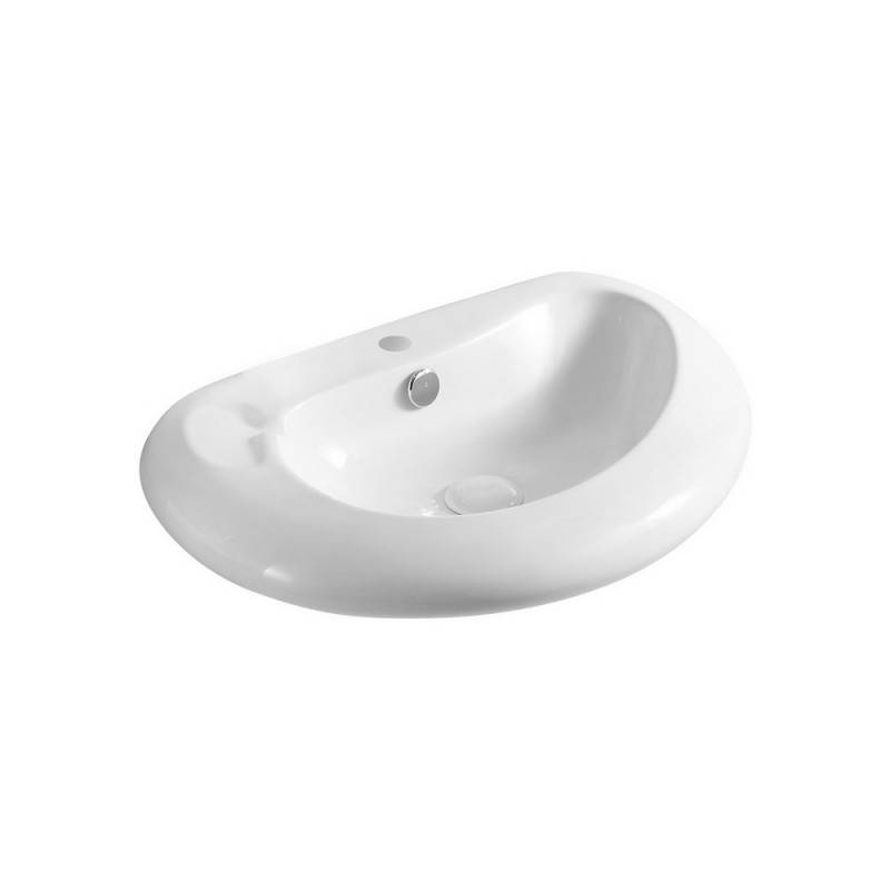 Lavabo d'appoggio serie la43 cm 54.5 x 41 cod 83666