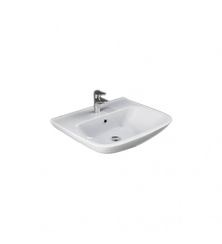 Lavabo da 65 cm in ceramica - serie River cod 81755