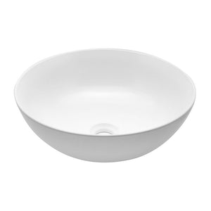 Lavabo da appoggio a ciotola 38,5 cm bianco opaco in ceramica | Espeon