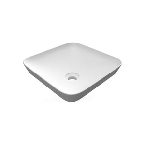 Lavabo da incasso quadrato senza foro 36x36 cm cod 83793