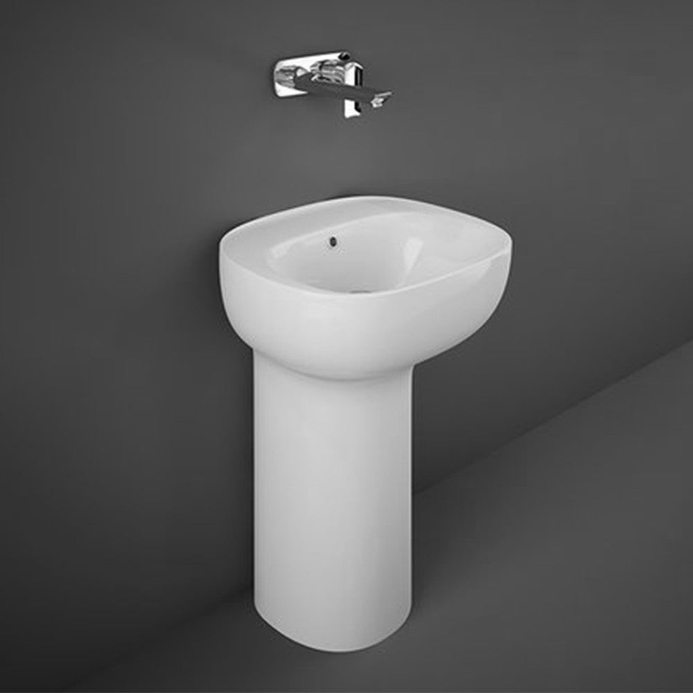 Lavabo freestanding Rak Illusion in ceramica bianca