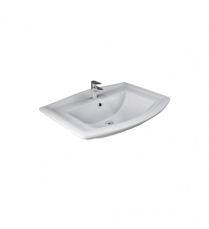 Lavabo in ceramica 65 cm - serie washington cod 81594