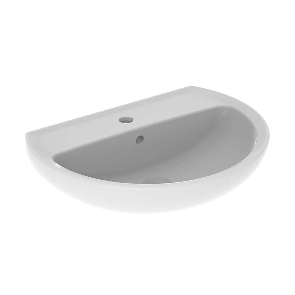 Lavabo sospeso 60 cm Geberit in ceramica lucida Colibrà¬