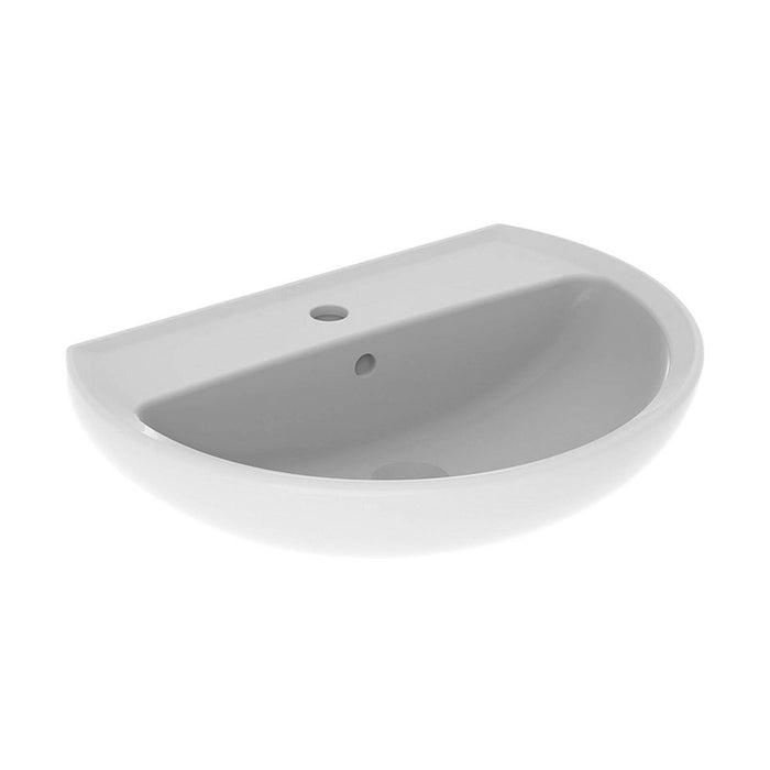 Lavabo sospeso 60 cm Geberit in ceramica lucida Colibrà¬