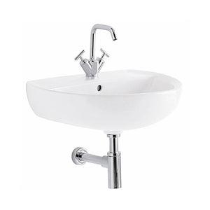 Lavabo sospeso 60 cm Geberit in ceramica lucida Colibrà¬