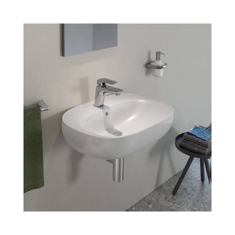 Lavabo sospeso 60 cm serie illusion ovale cod 83559