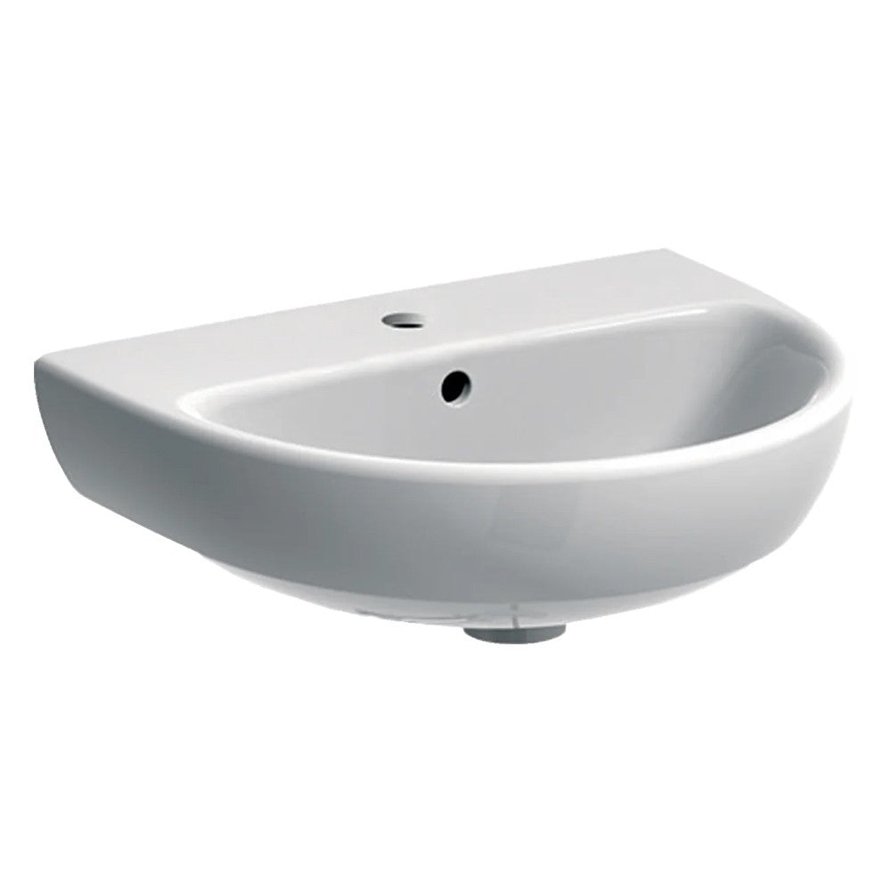 Lavabo sospeso Geberit 50 cm in ceramica bianco Selnova