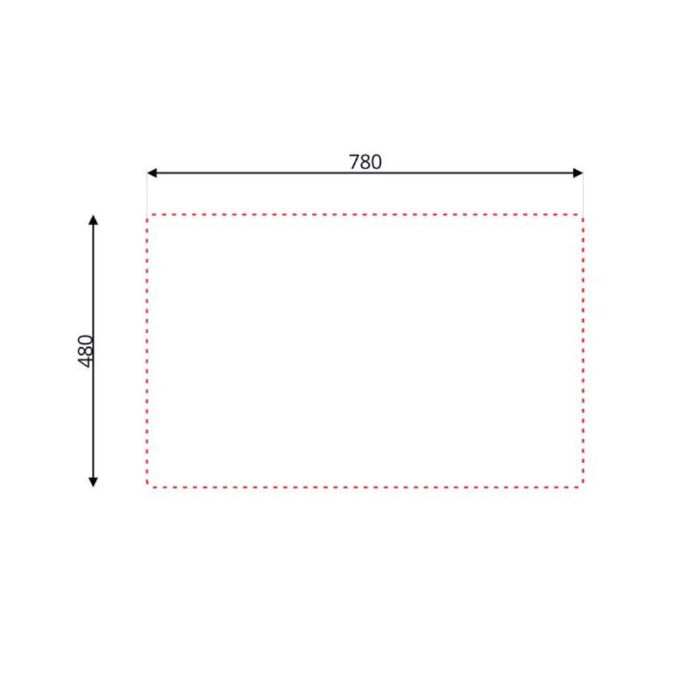 Lavello appoggio acciaio inox 80x50 cm una vasca e gocciolatoio sinistro SA216