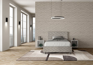 Letto 1 Piazza e Mezzo 120x210 cm Senza Rete Adele Era 02 Grigio