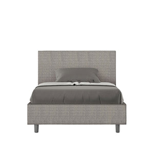 Letto 1 Piazza e Mezzo 120x190 cm Senza Rete Adele Labirinto 02 Grigio