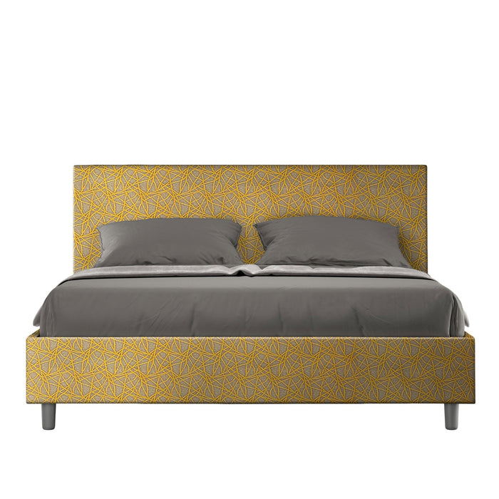 Letto Matrimoniale 160x200 cm Senza Rete Adele Era 06 Giallo