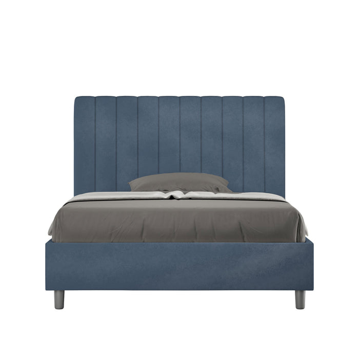 Letto 1 Piazza e Mezzo 120x190 cm Senza Rete Agueda Blu