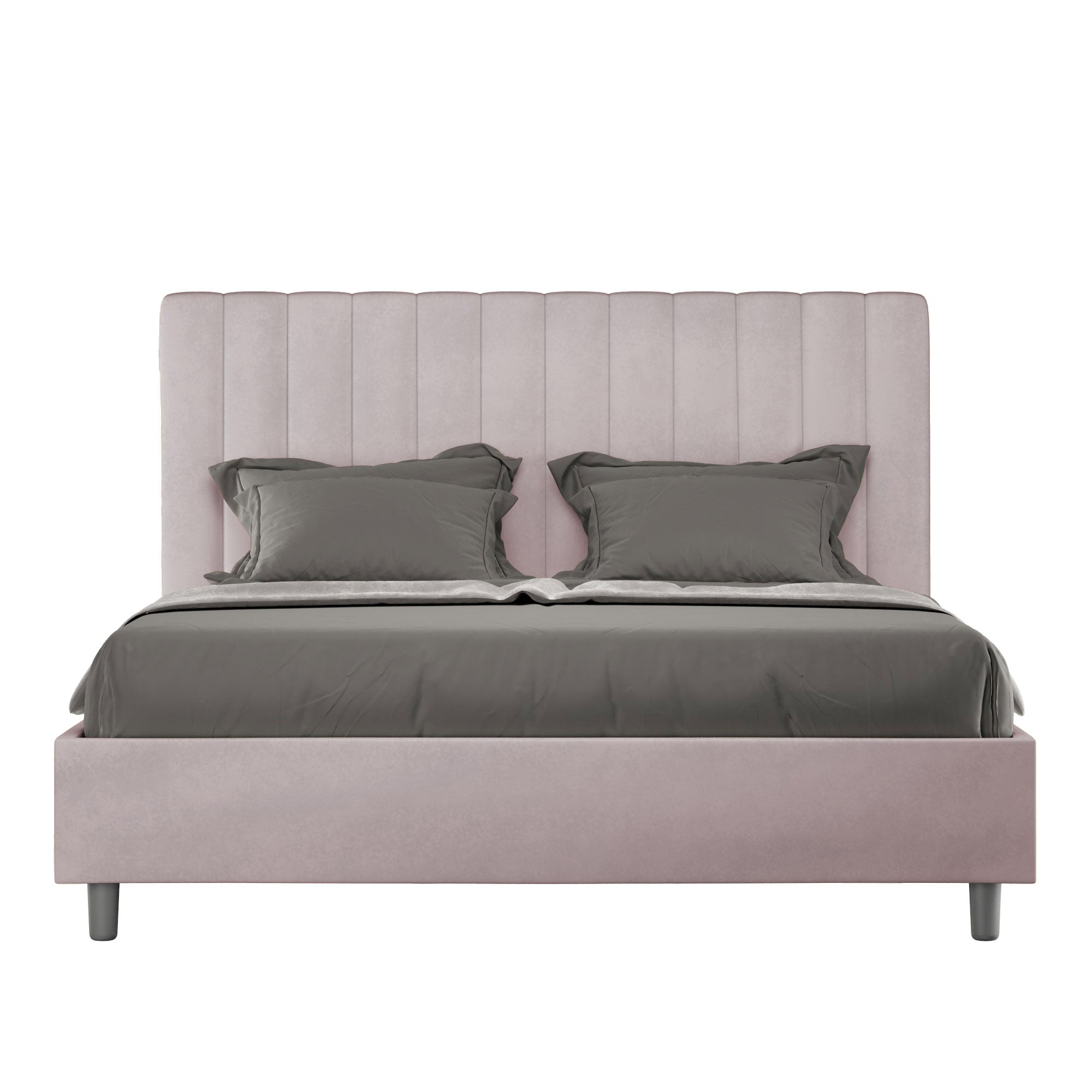 Letto Matrimoniale 160x190 cm Senza Rete Agueda Glicine