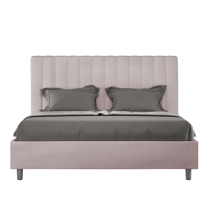 Letto Matrimoniale Francese 140x200 cm con Rete Agueda Glicine