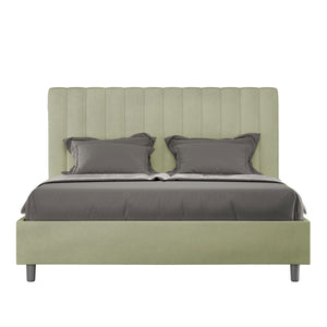 Letto Matrimoniale 160x210 cm con Rete Agueda Tè verde