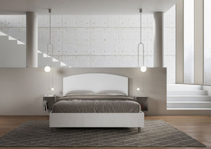 Letto Matrimoniale 160x190 cm Senza Rete Antilia Bianco