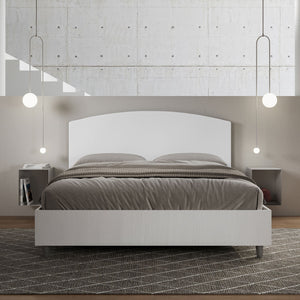 Letto Matrimoniale 160x190 cm Senza Rete Antilia Bianco