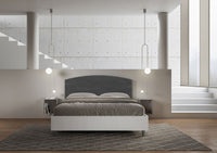 Letto Matrimoniale 160x200 cm Senza Rete Antilia Grigio