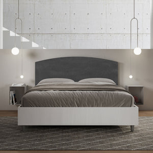 Letto Matrimoniale 160x200 cm Senza Rete Antilia Grigio