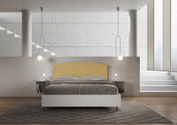 Letto Matrimoniale 160x190 cm con Rete Antilia Ocra