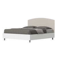 Letto Matrimoniale 160x190 cm Senza Rete Antilia Tortora