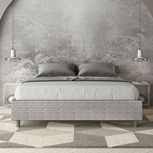 Letto Matrimoniale Sommier 160x200 cm Senza Rete Azelia Aragona 1 Bianco