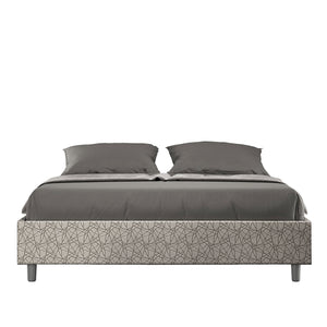 Letto Matrimoniale Sommier 160x190 cm Senza Rete Azelia Era 02 Grigio