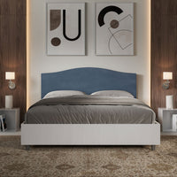 Letto Matrimoniale 160x190 cm Senza Rete Grace Blu