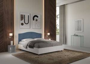 Letto Matrimoniale 160x190 cm Senza Rete Grace Blu