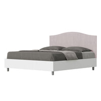 Letto Matrimoniale 160x200 cm con Rete Grace Glicine