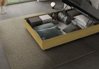 Letto 1 Piazza e Mezzo 120x210 cm Senza Rete Mika Ocra