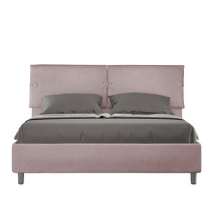 Letto imbottito Matrimoniale 160x190 cm Sleeper - Contenitore,Glicine,Microfibra