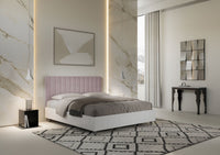 Letto Matrimoniale 160x190 cm con Rete Kaia Glicine