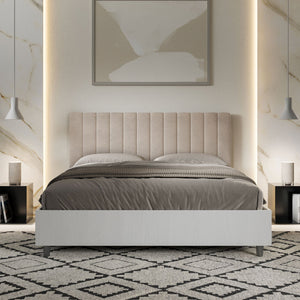 Letto Matrimoniale 160x200 cm Senza Rete Kaia Sabbia