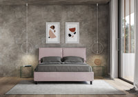 Letto Matrimoniale 160x210 cm con Rete Mados Glicine